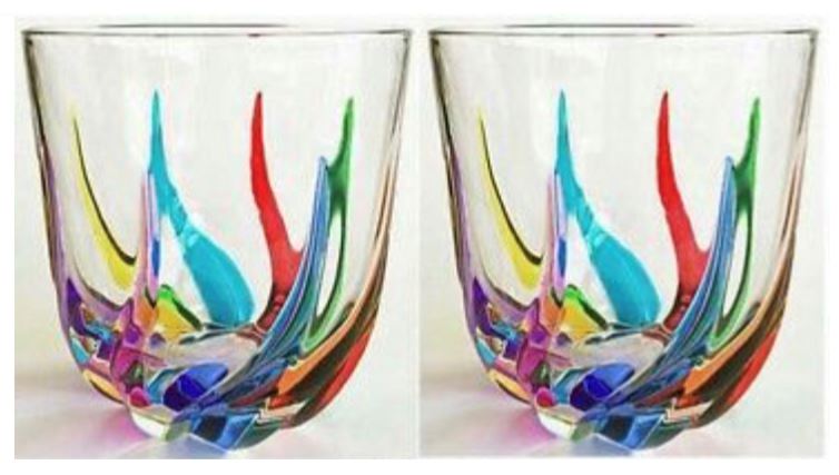 Exclusive Trix Italian Stemless Crystal Wine Glasses